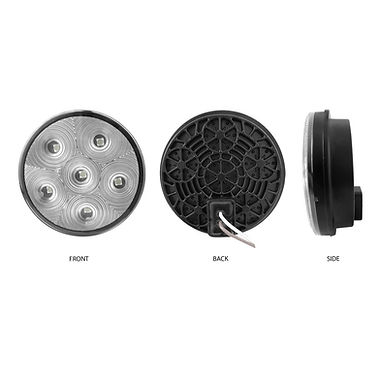 4" Round LED White Light.